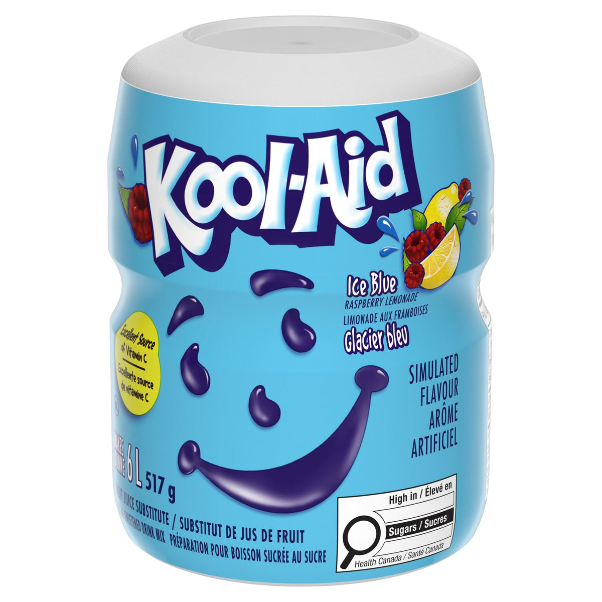 Kool-Aid Ice Blue Raspberry Lemonade Drink Mix, Pack of 12