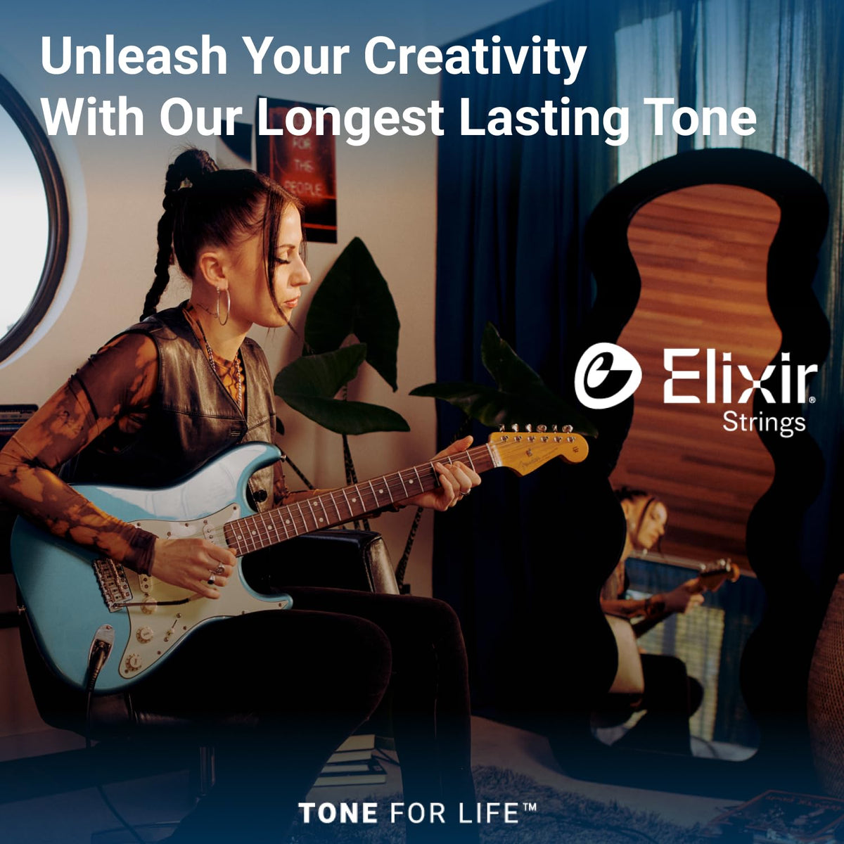 Elixir Electric Guitar Strings Nanoweb, Light 10-46