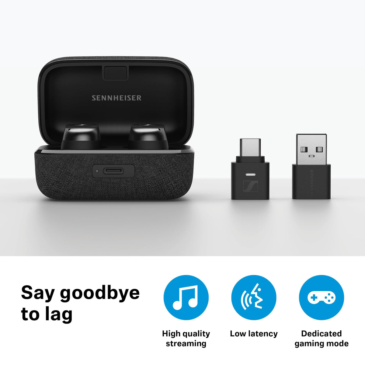 Sennheiser BTD 700 Bluetooth Dongle, Auracast, USB-C and USB-A