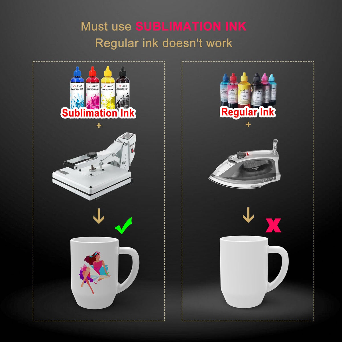 A-SUB Sublimation Paper, 8.5" x 11", 125 g (110 Sheets)