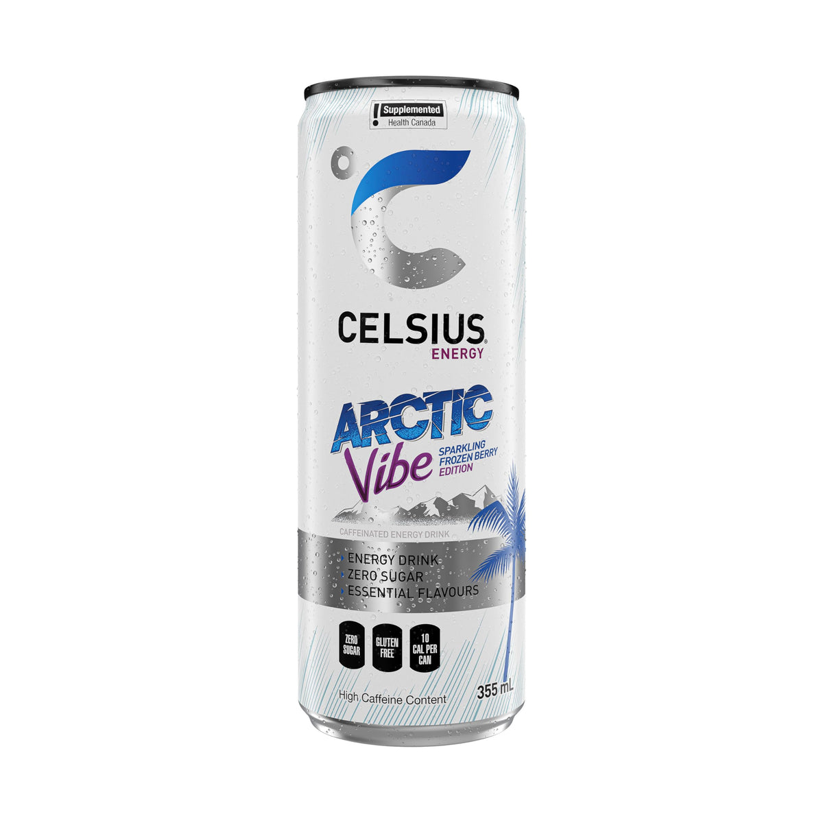 Celsius Sparkling Arctic Vibe Energy Drink, 355ml, Pack of 12