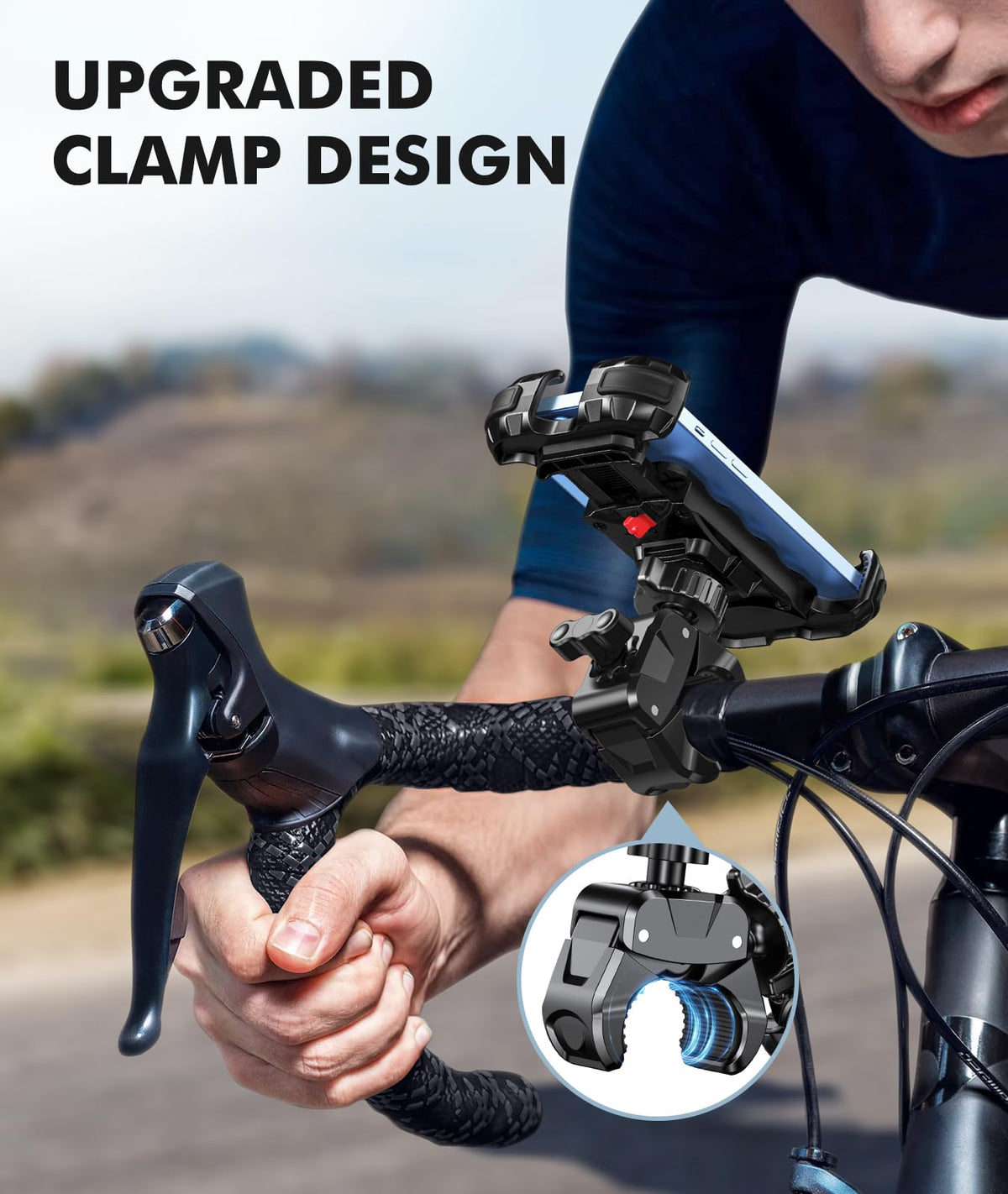 WOCBUY Bike & Motorcycle Phone Mount