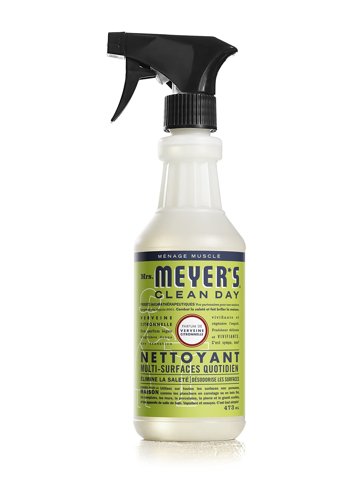 Mrs. Meyer's Multi-Surface Cleaner, Lemon Verbena, 473 mL, 4 Pack