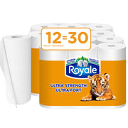 Royale Ultra Strength Paper Towels, 12 Rolls, 123 Sheets per Roll