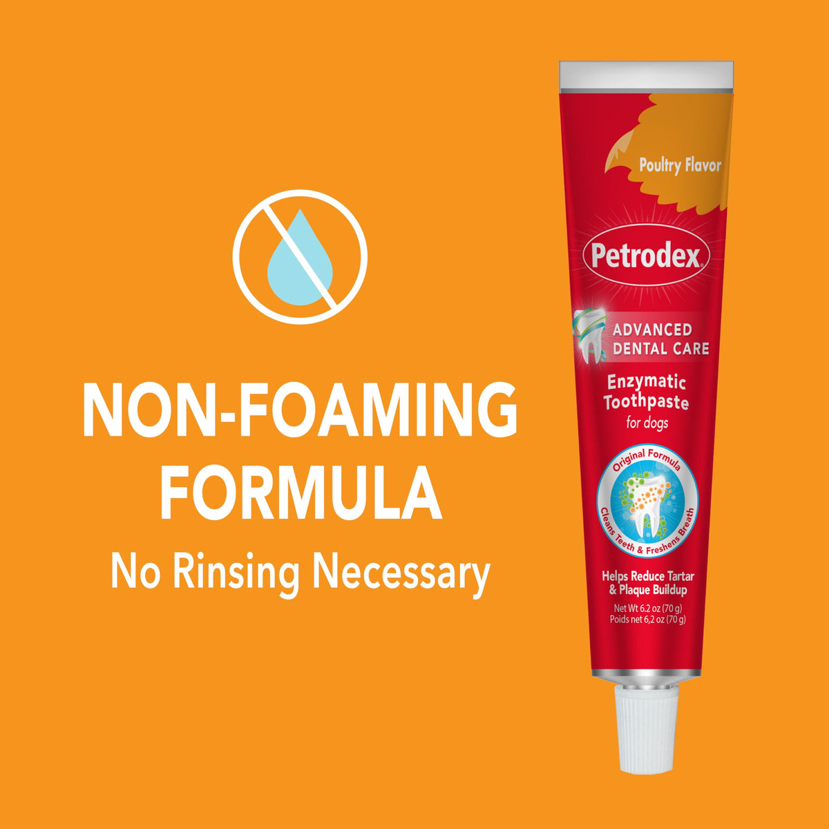 Petrodex Enzymatic Toothpaste for Dogs, Poultry Flavour, 6.2oz