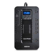 CyberPower EC850LCD Ecologic Battery Backup and Surge Protector, 850VA