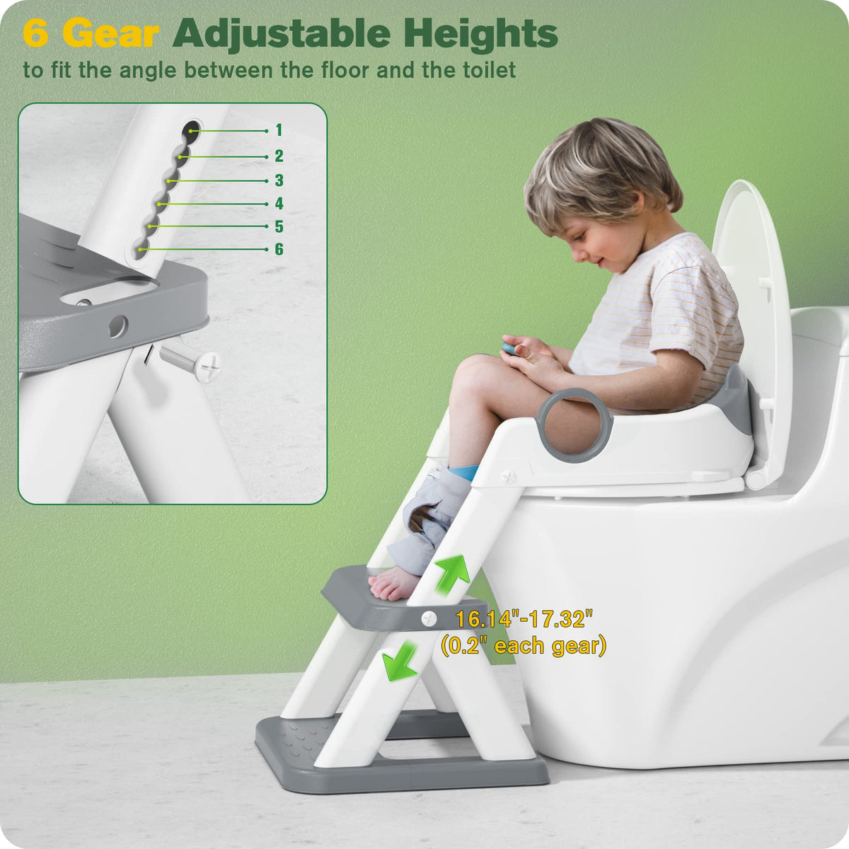 Rabb 1st 2-in-1 Potty Training Seat with Step Stool