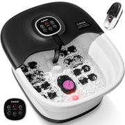 Collapsible Foot Spa Bath with Heat, Bubbles and Remote Control