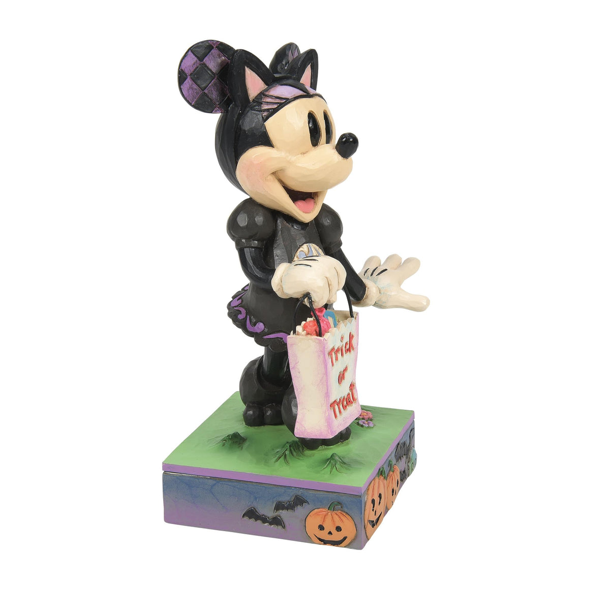 Enesco Disney Traditions Minnie Mouse Black Cat Figurine, 6.125 Inch