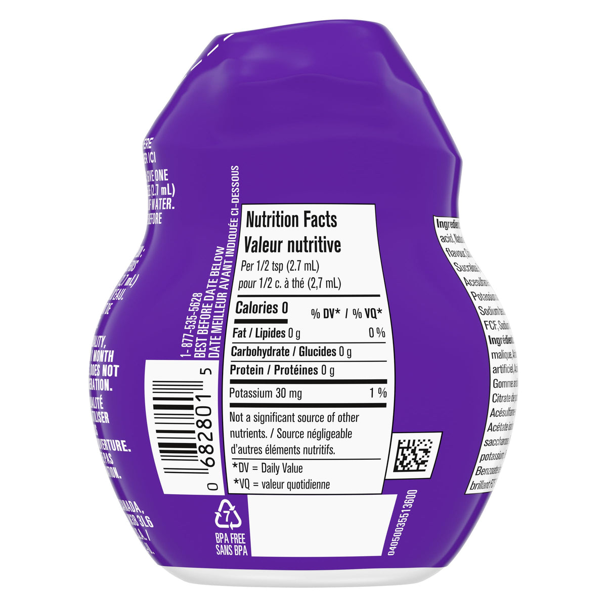 Tang Grape Liquid Drink Mix, 48 mL, 12 Pack