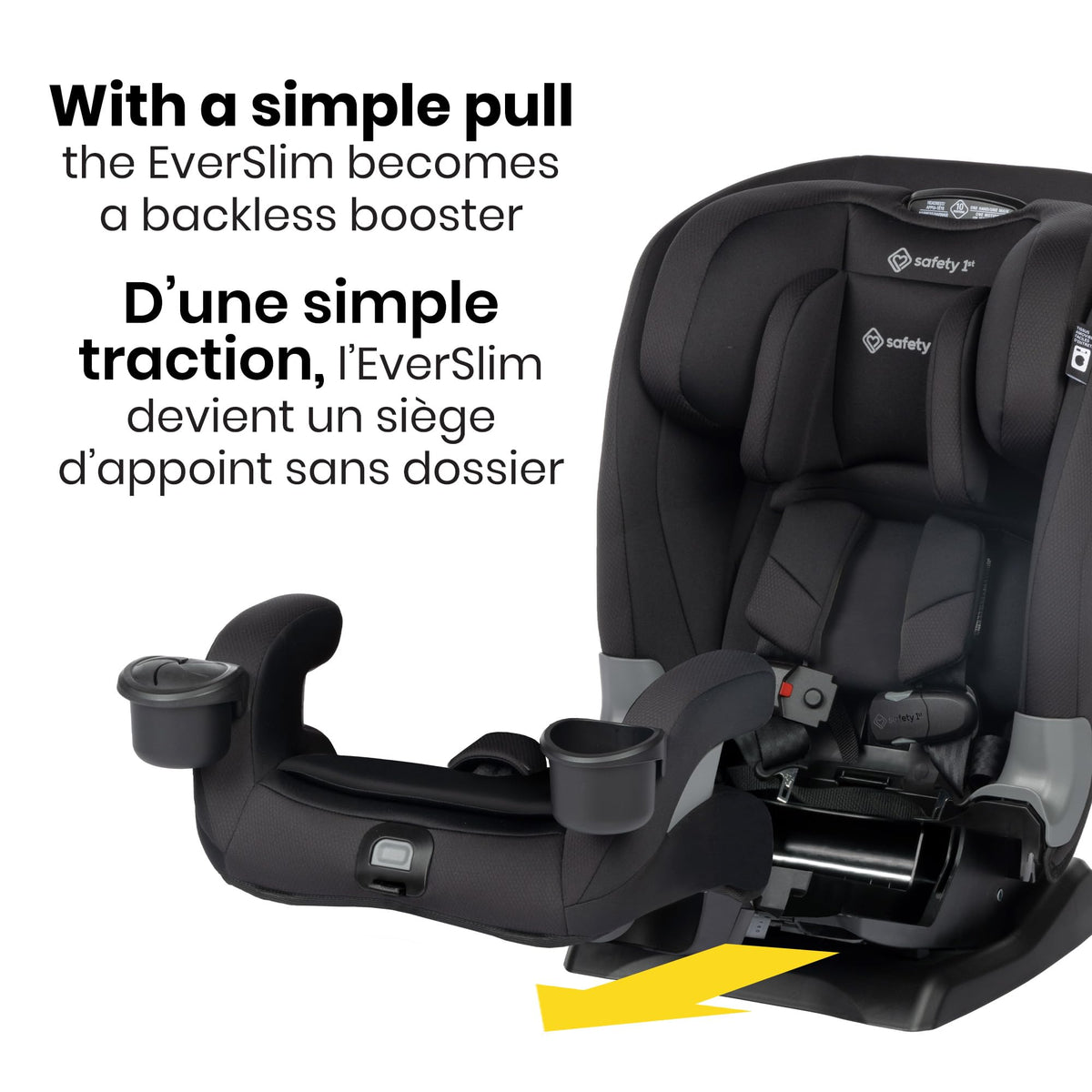 Safety 1st EverSlim 4-in-1 Convertible Car Seat, Hexagon Horizon