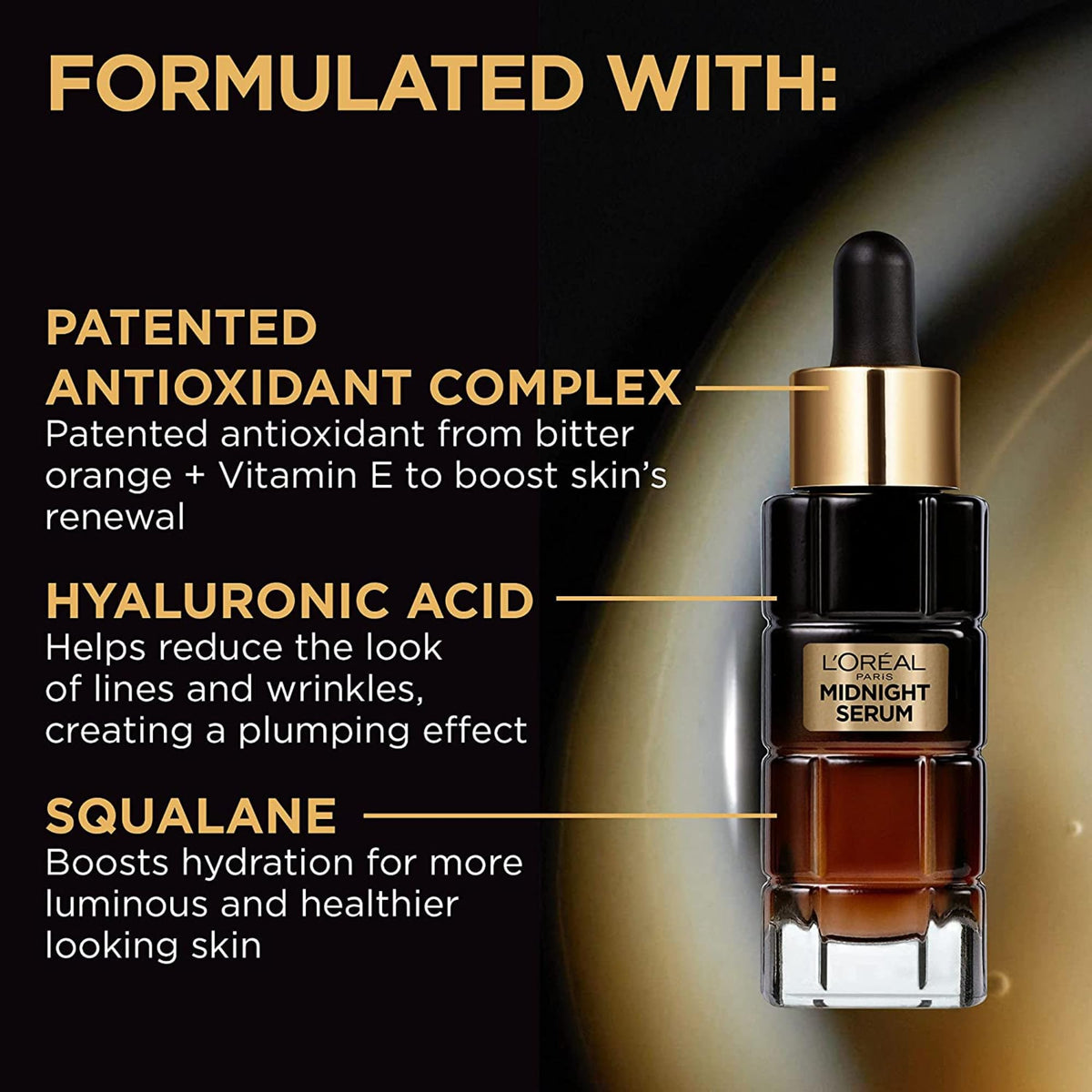 L'Oréal Paris Age Perfect Cell Renewal Midnight Serum, 30mL