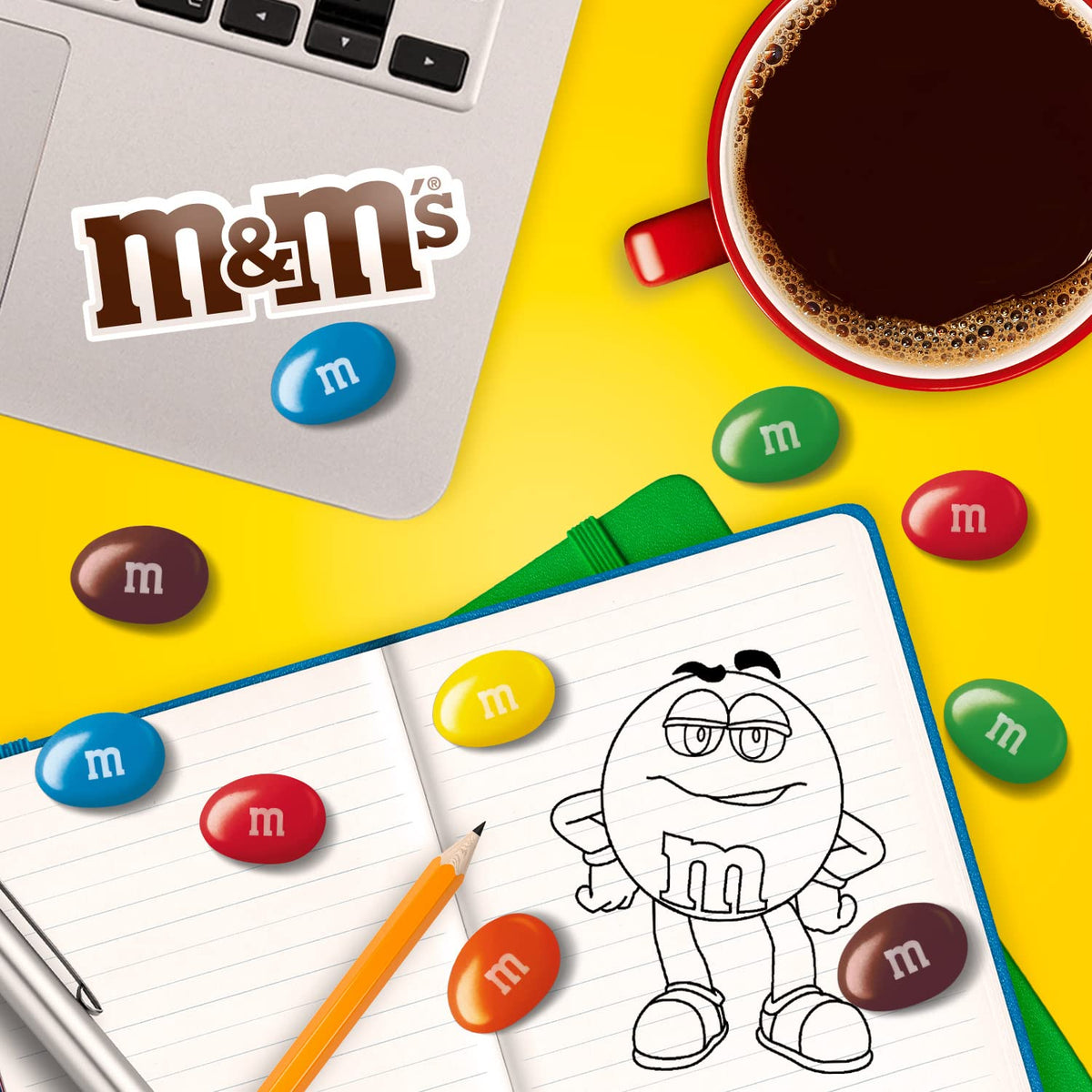 M&M'S Peanut Milk Chocolate Candy Share Bag, 1kg