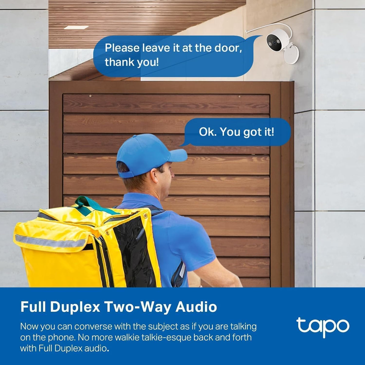 TP-Link Tapo C120 2K QHD Security Camera, 2-Pack, Indoor/Outdoor