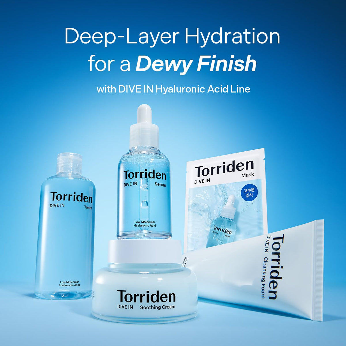Torriden Dive-In Low Molecular Hyaluronic Acid Soothing Cream, 100 ml