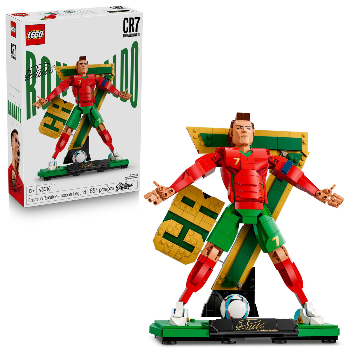 LEGO Editions Cristiano Ronaldo Soccer Legend Building Set (43016)