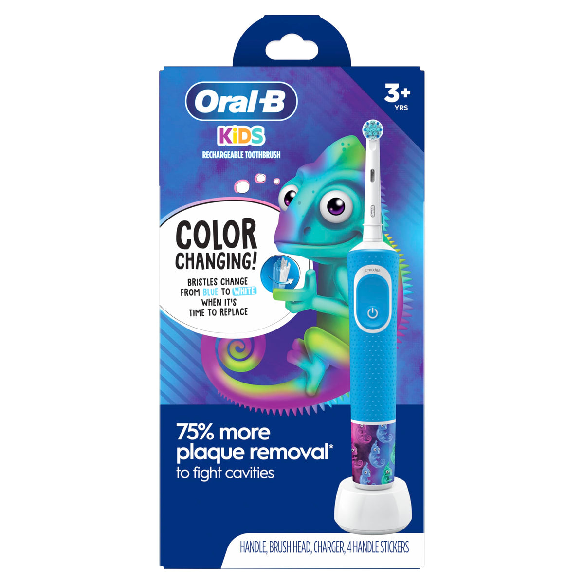Oral-B Kid's Electric Rechargeable Toothbrush, Ages 3+