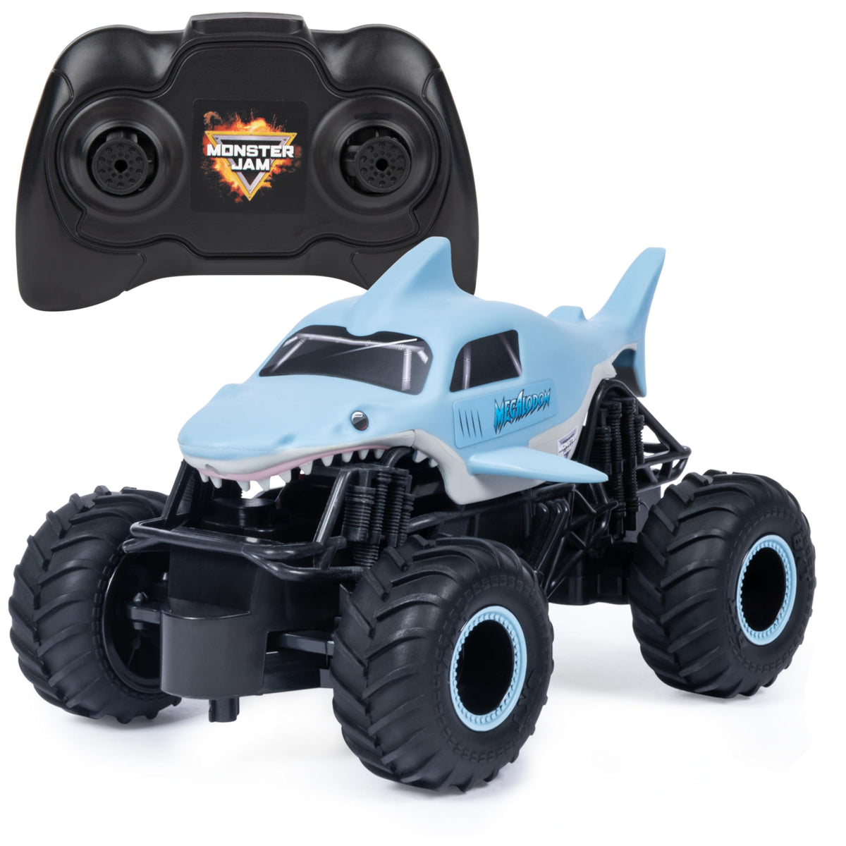 Monster Jam Megalodon Remote Control Monster Truck, 1:24 Scale