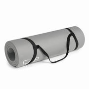 CAP Barbell High-Density Exercise Mat, 68" x 24", 12 mm, Grey