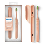 Philips One by Sonicare Battery Toothbrush, 1 Brush Head, Champagne