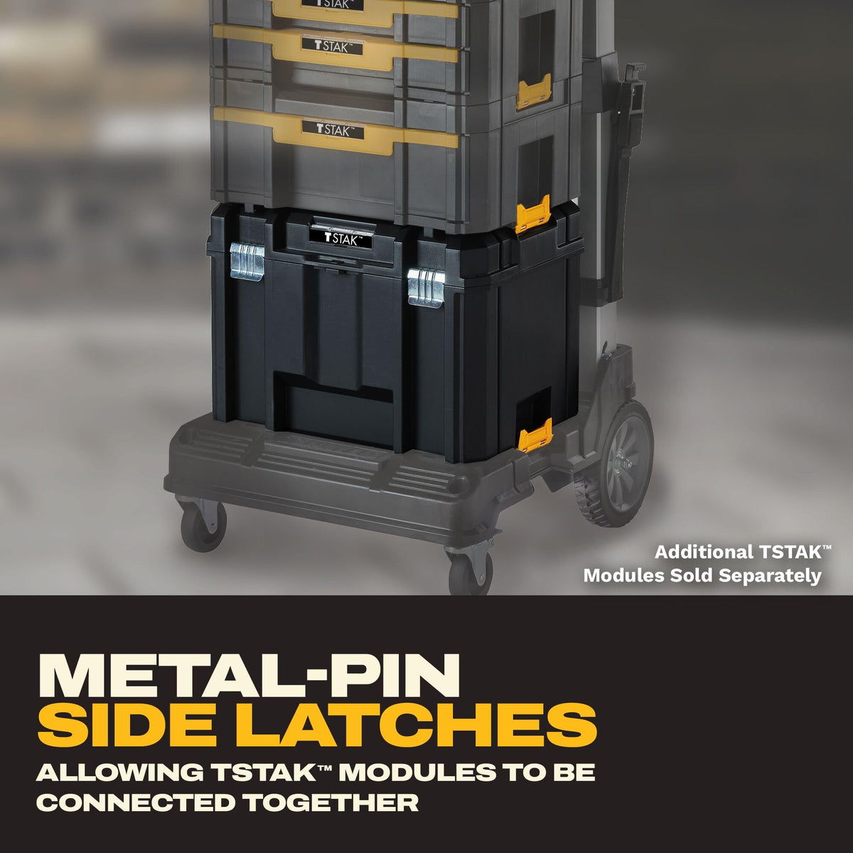 DEWALT TSTAK Deep Tool Box, Black (DWST17806)