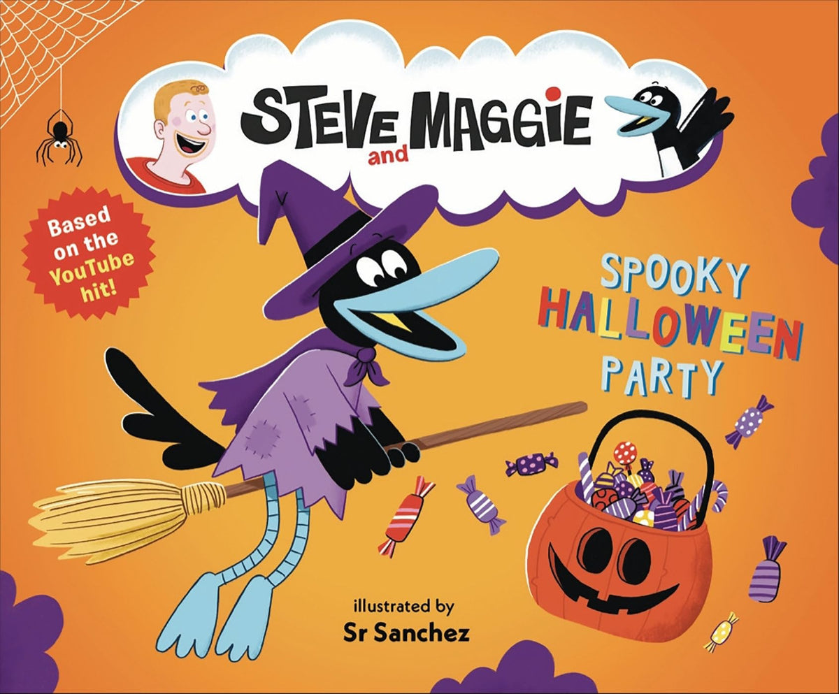 Steve and Maggie Spooky Halloween Party Storybook, Ages 2-5