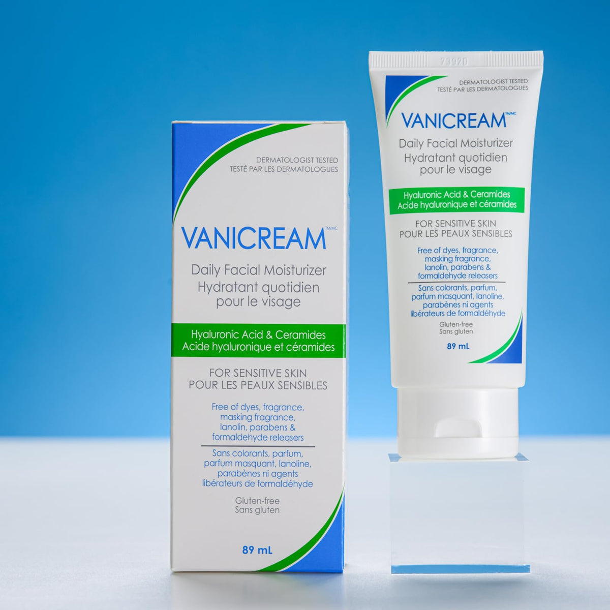 Vanicream Daily Facial Moisturizer for Sensitive Skin, 89 mL