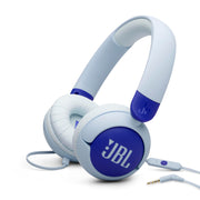 JBL Junior 320 Wired On-Ear Kids' Headphones, Blue