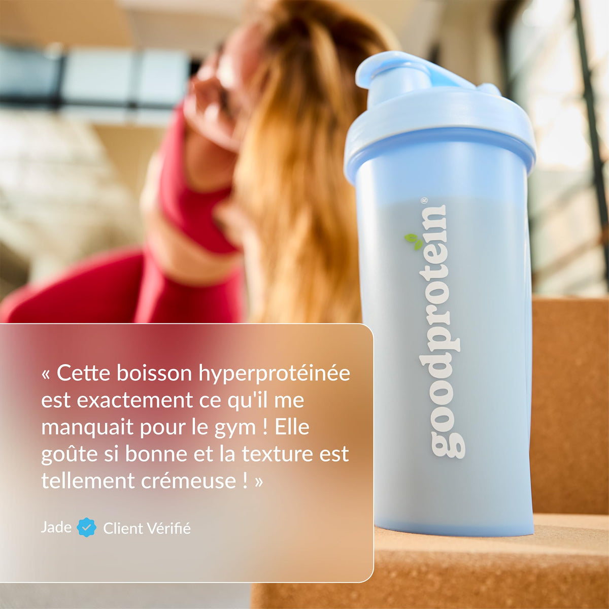 Good Protein Vegan Plant-Based Protein Powder, French Vanilla, 940 g