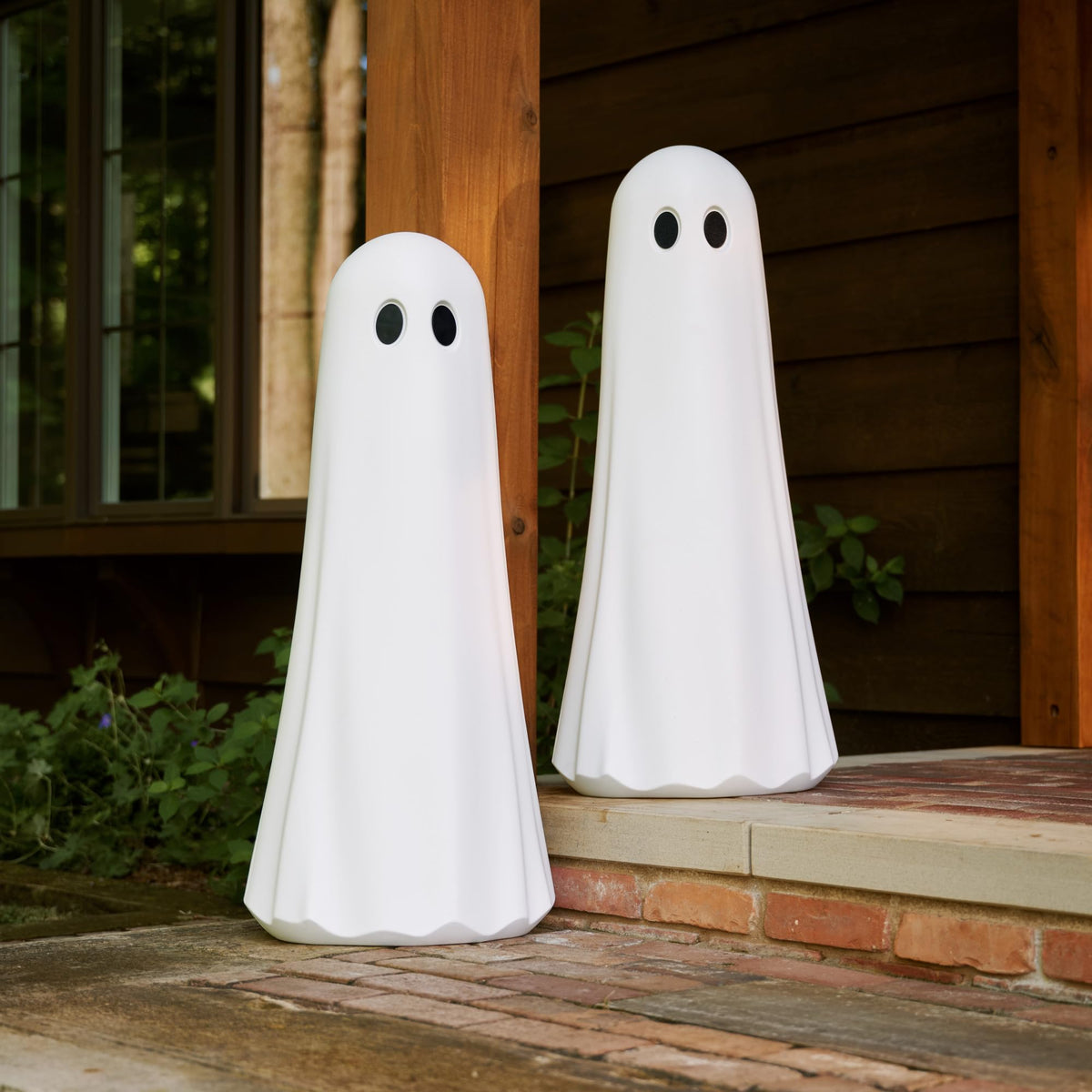 Step2 Boo Buddy Ghost Statue, White, 40 in, 2 Pack