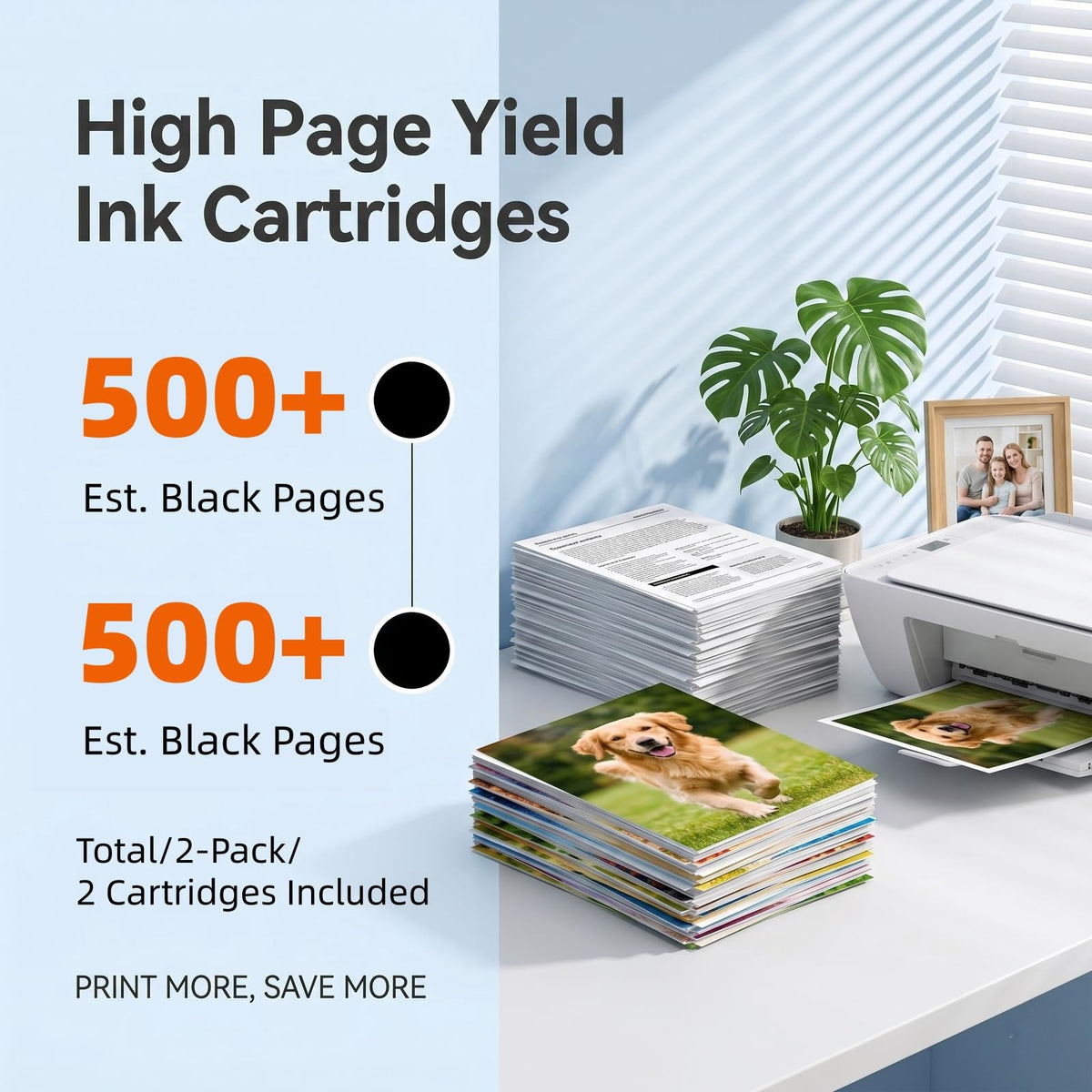 275XL Black Ink Cartridges for Canon PIXMA (2 Pack)