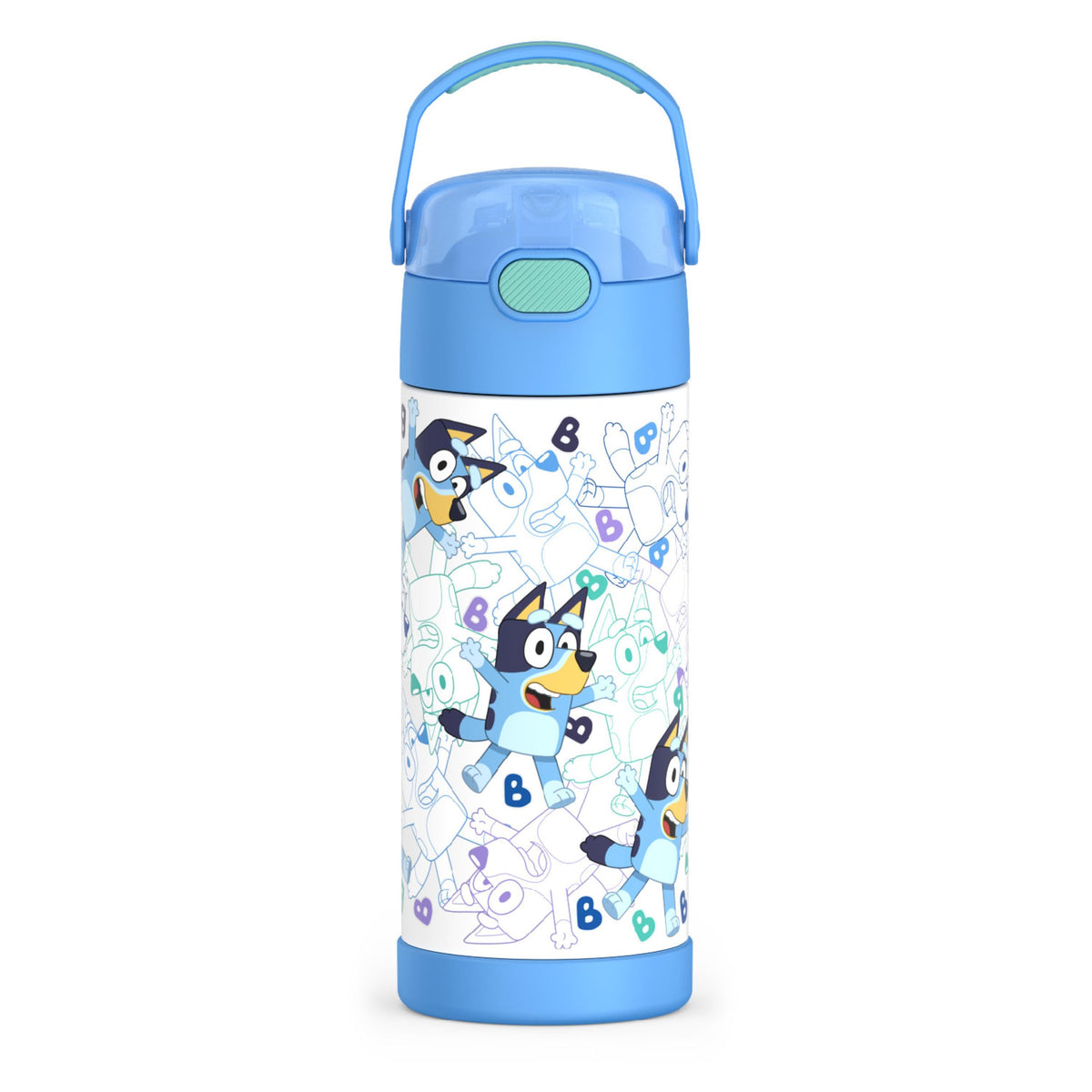 Thermos Funtainer 14 oz Vacuum Insulated Bottle, Bluey