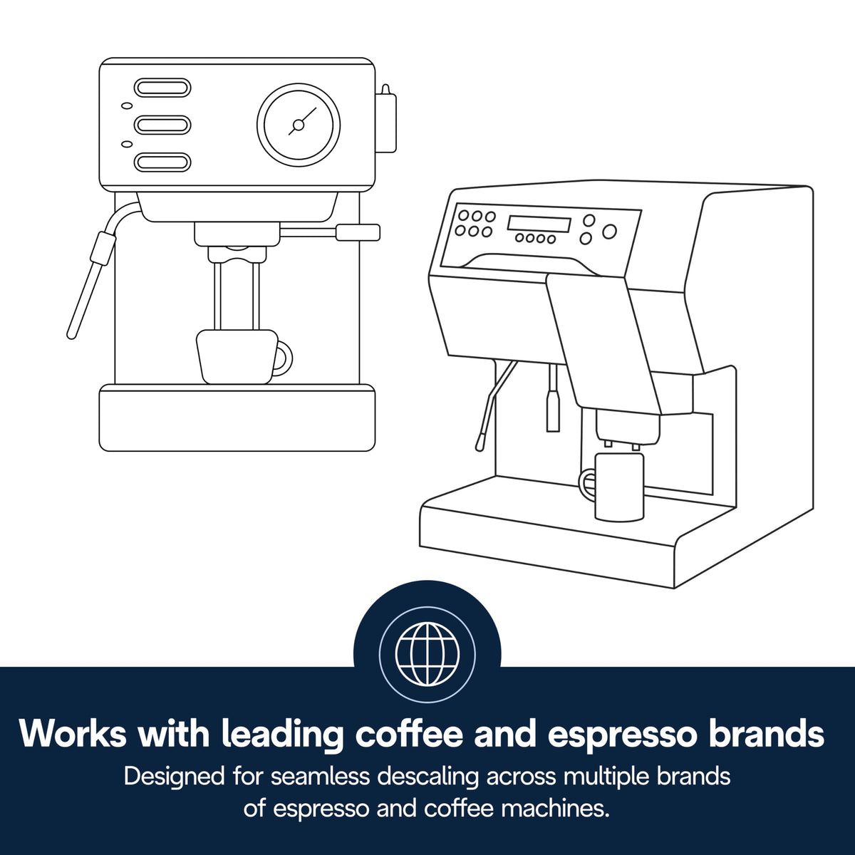 De'Longhi EcoDecalk Descaler for Coffee and Espresso Machines, 16.9 oz