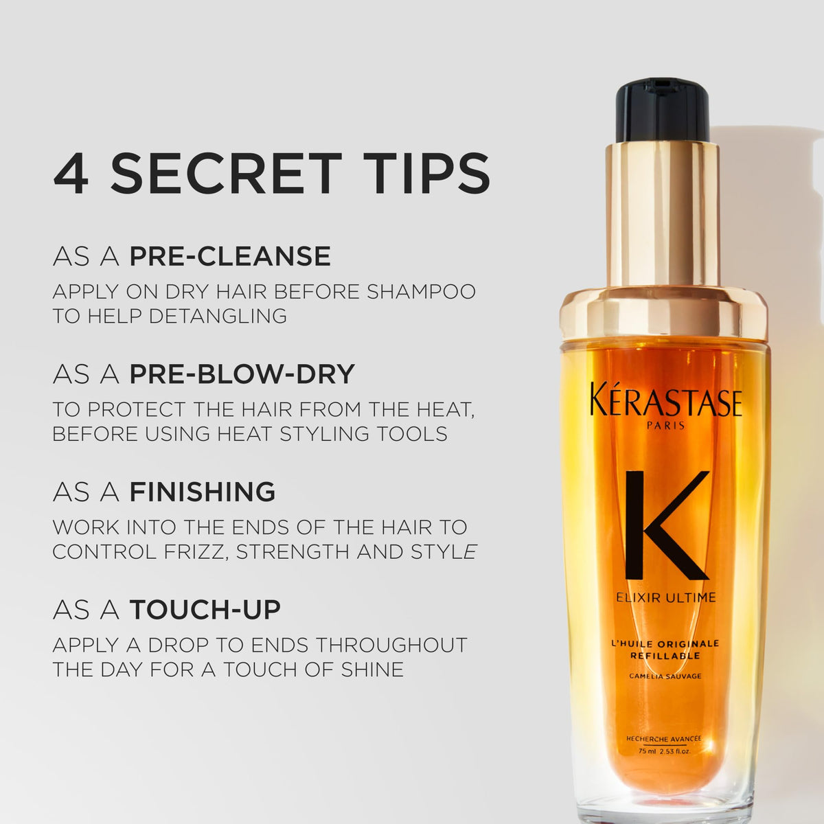 Kérastase Elixir Ultime L'Huile Original Hair Oil, 75mL