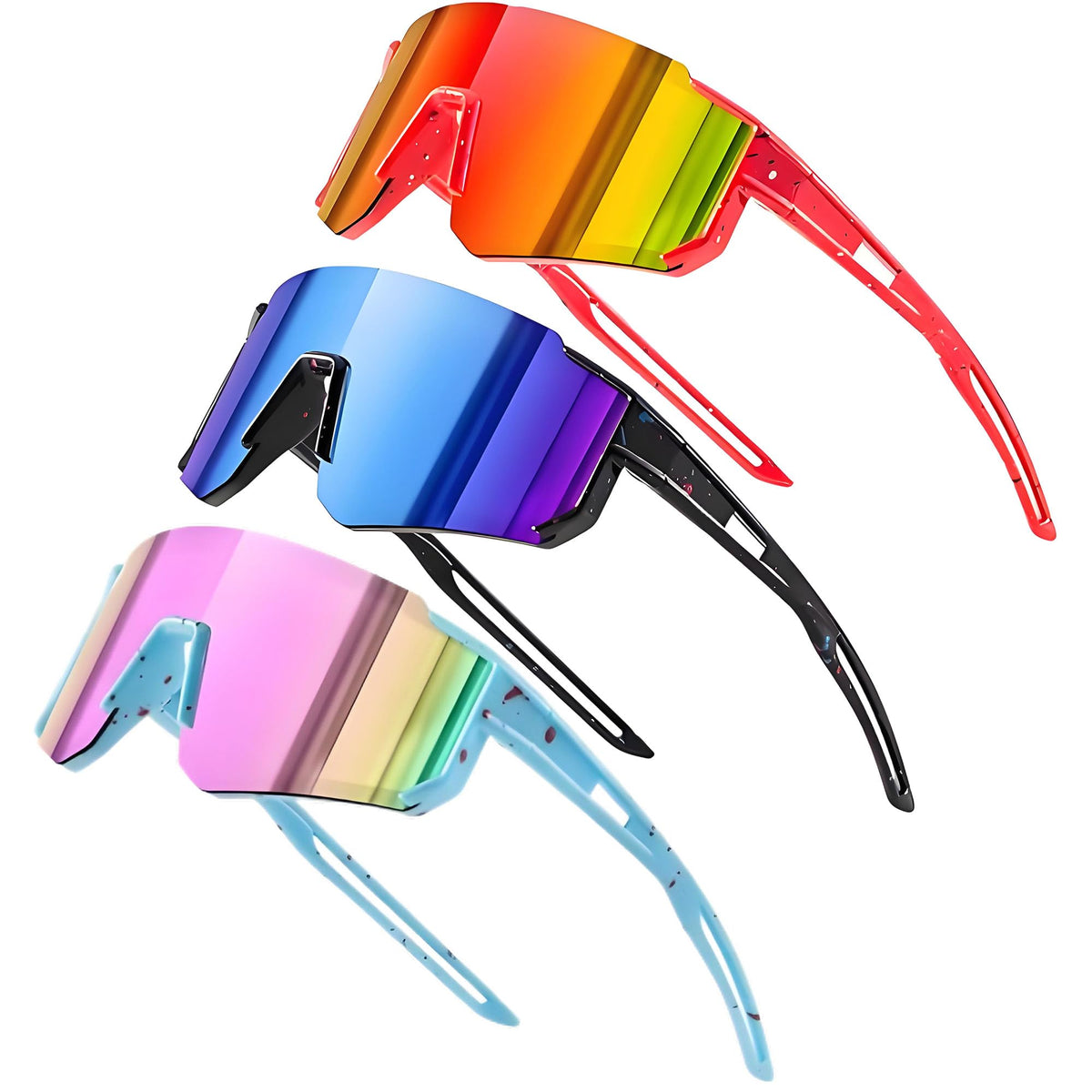 Kids' UV400 Sports Sunglasses (3 Pack)