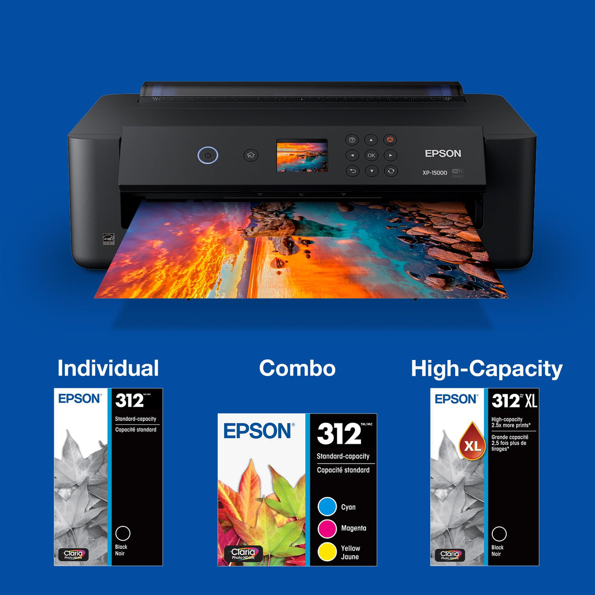 Epson 312XL High Capacity Black Ink Cartridge (T312XL120)