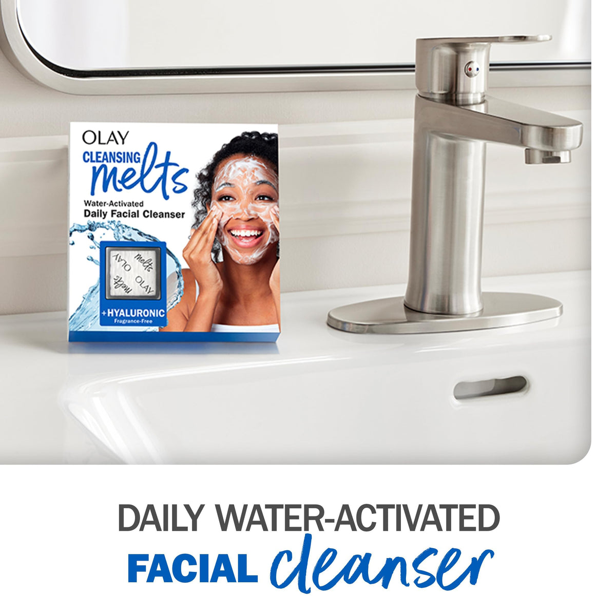 Olay Hyaluronic Acid Cleansing Melts Face Wash, 64 Count