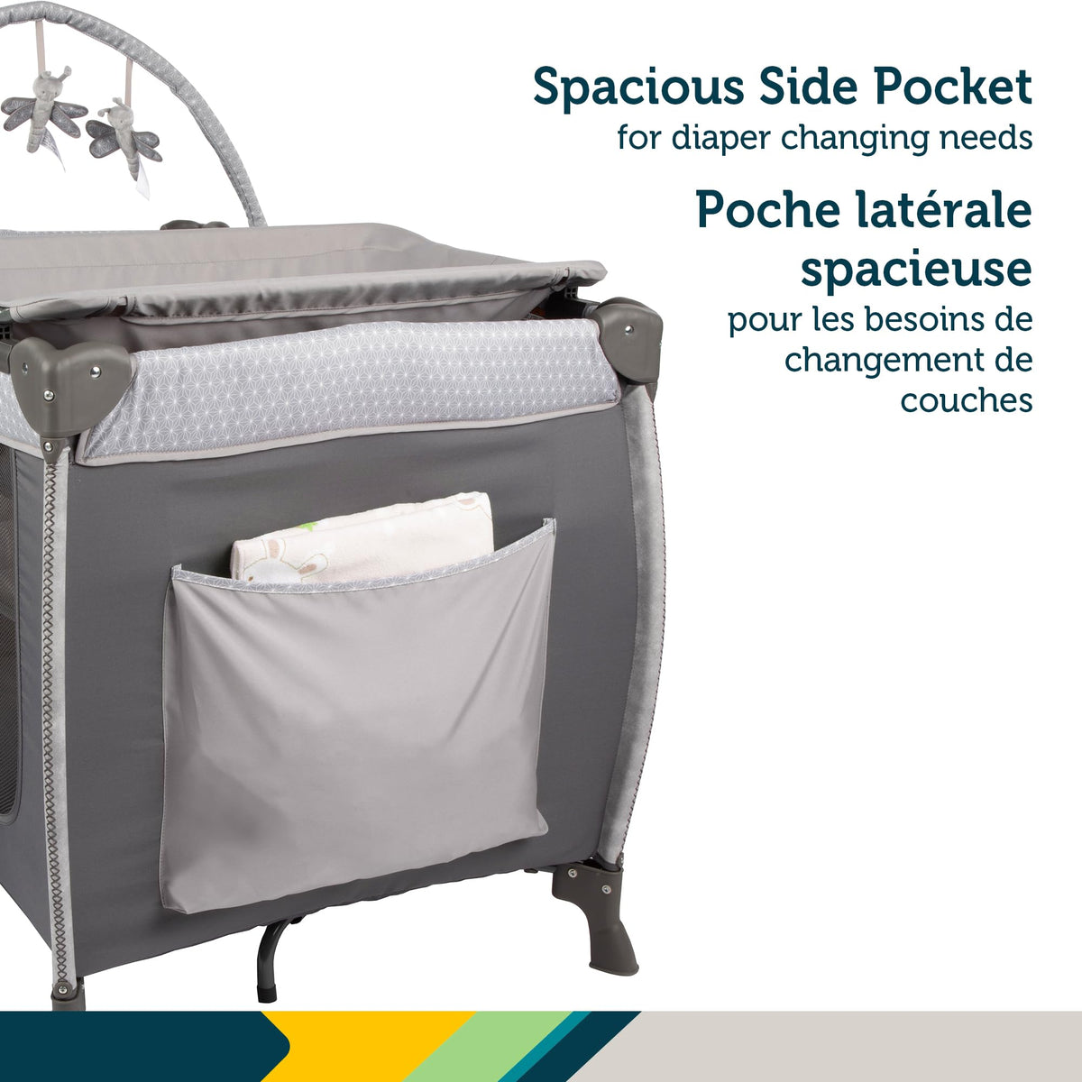 Safety 1st Amherst 3-in-1 Baby Playard, Stardust