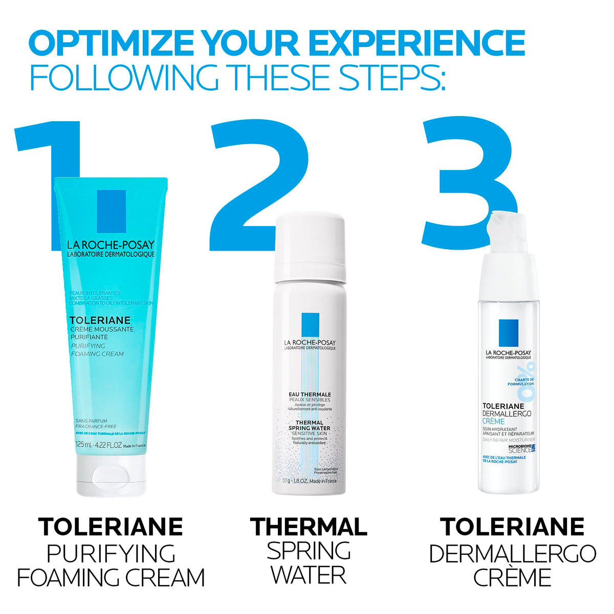 La Roche-Posay Toleriane Purifying Foaming Cream Cleanser, 125 ML