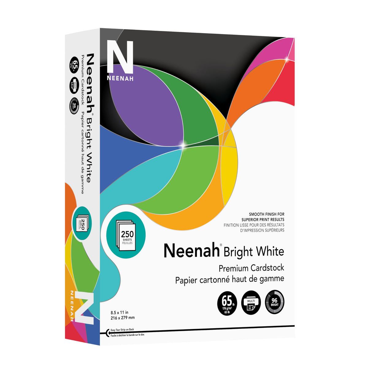 Neenah Premium Cardstock, Letter, 65 lb, 250 Sheets, 91904