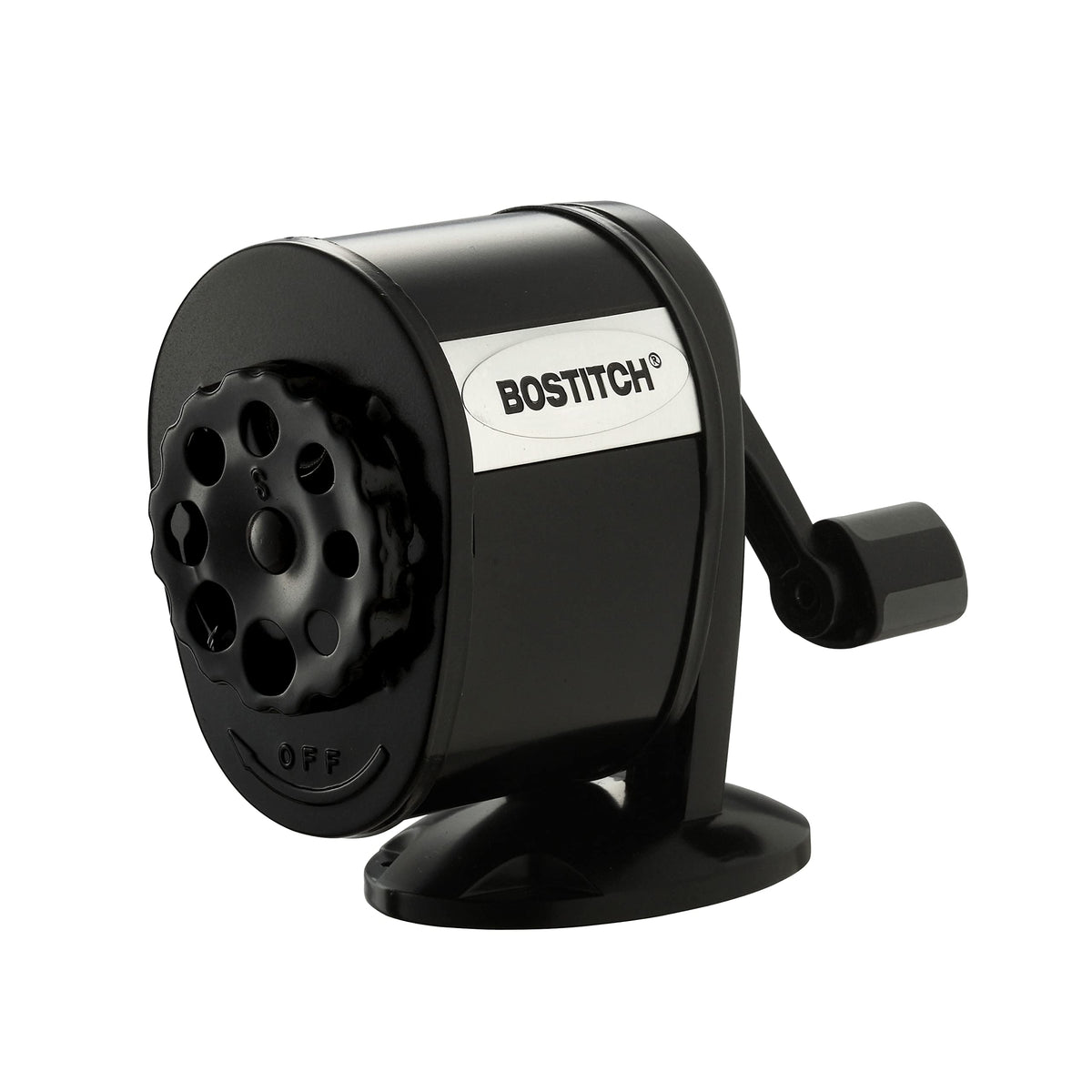 Bostitch MPS1-BLK Wall Mount Manual Pencil Sharpener, Black