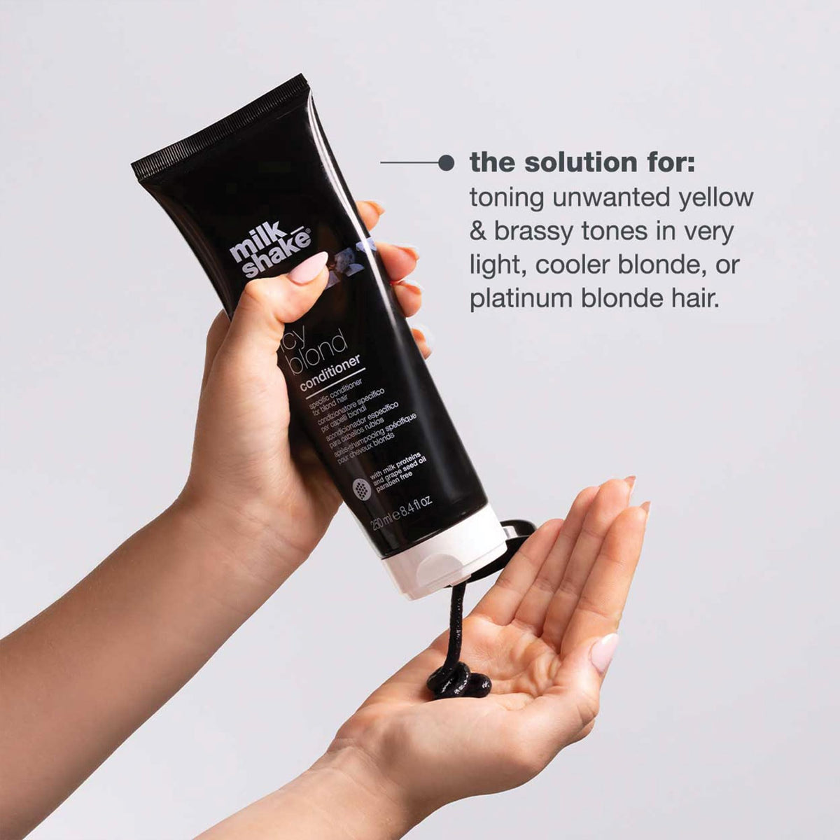 milk_shake Icy Blond Conditioner, 8.4 Fl Oz (250 ml)