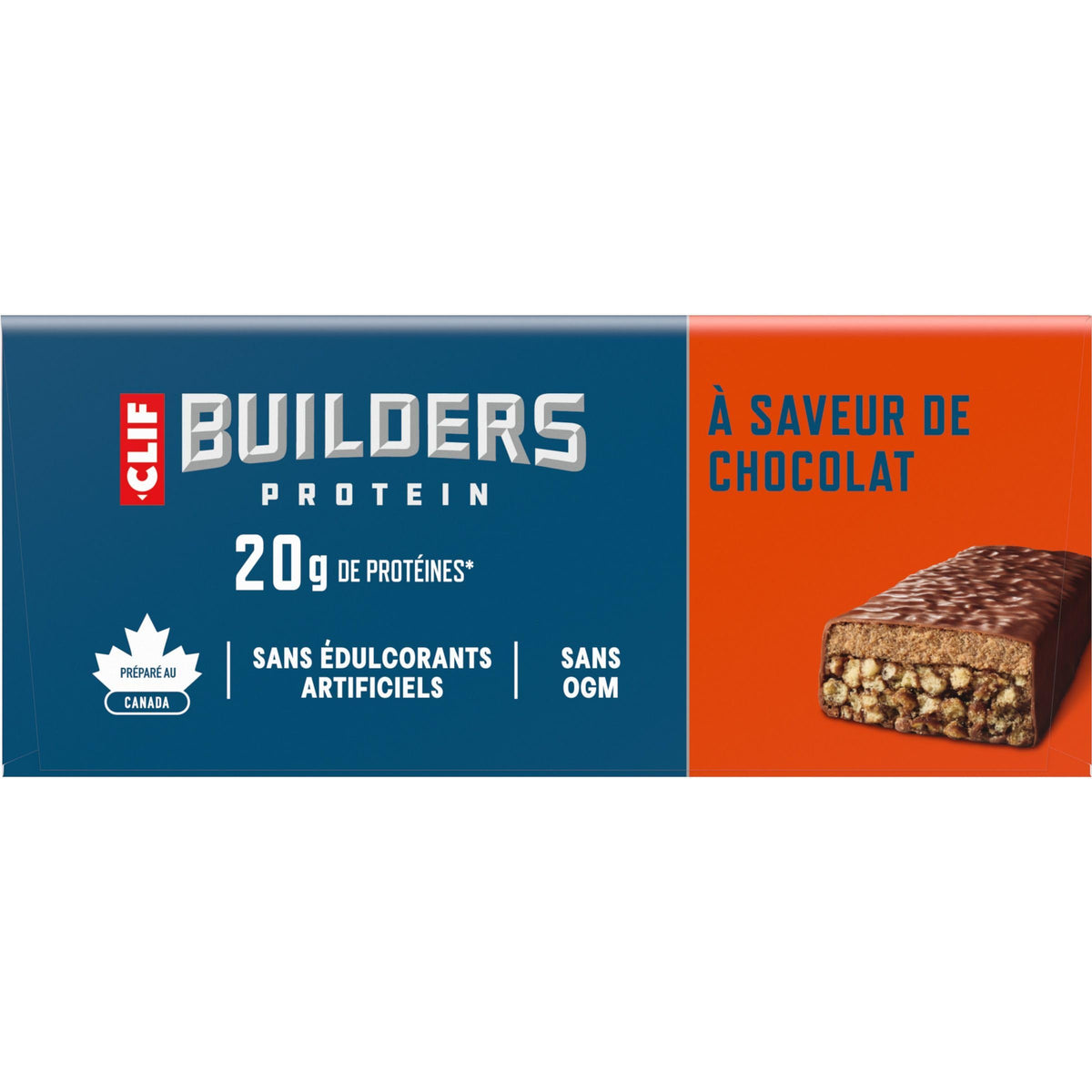 CLIF Builders Protein Bars, Chocolate, 12 x 68 g