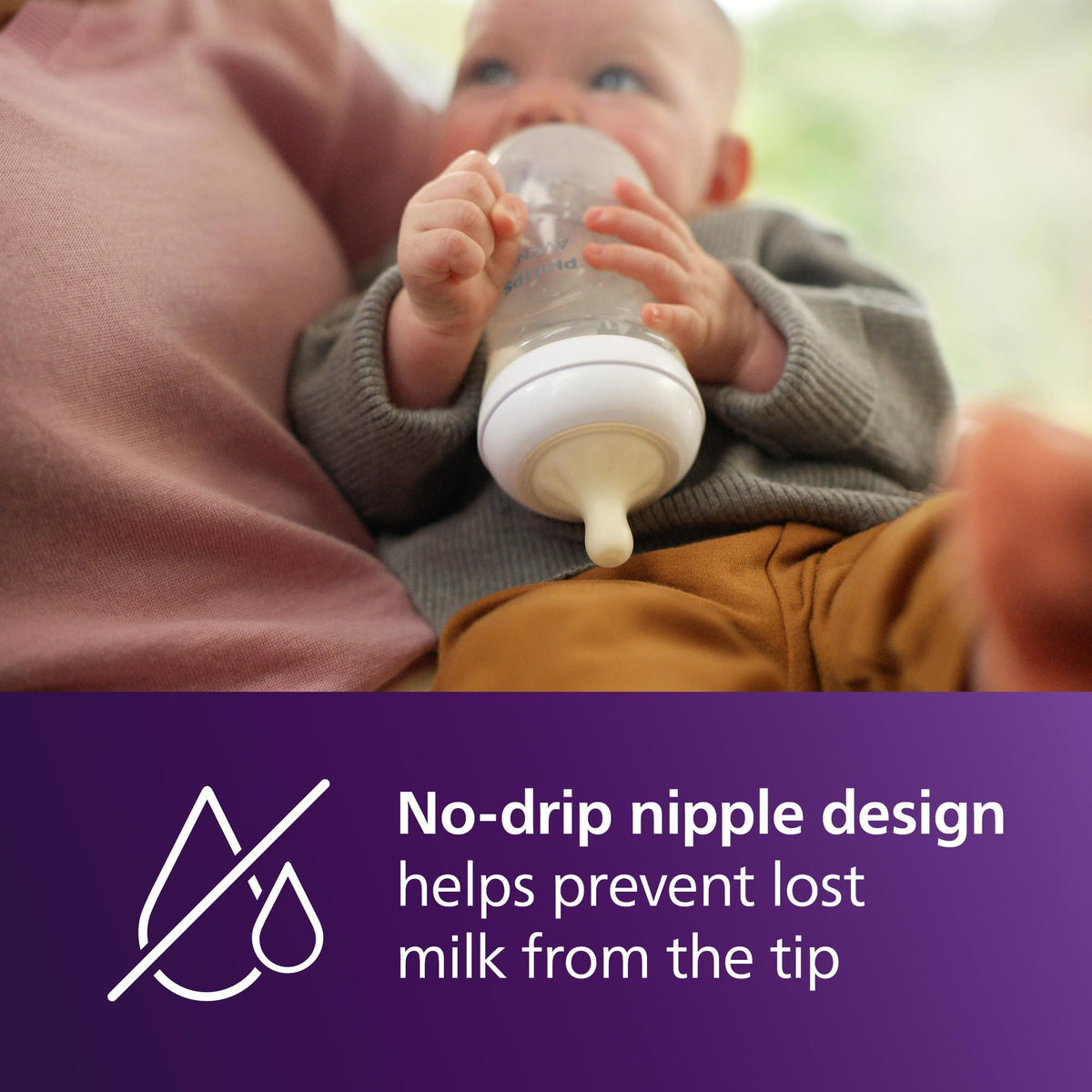 Philips Avent Natural Baby Bottles, Medium Flow, 9oz, 4-Pack