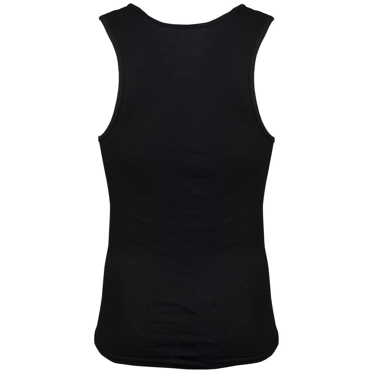 Gildan Men's A-Shirt Tanks, Black, Large, 6 Pack