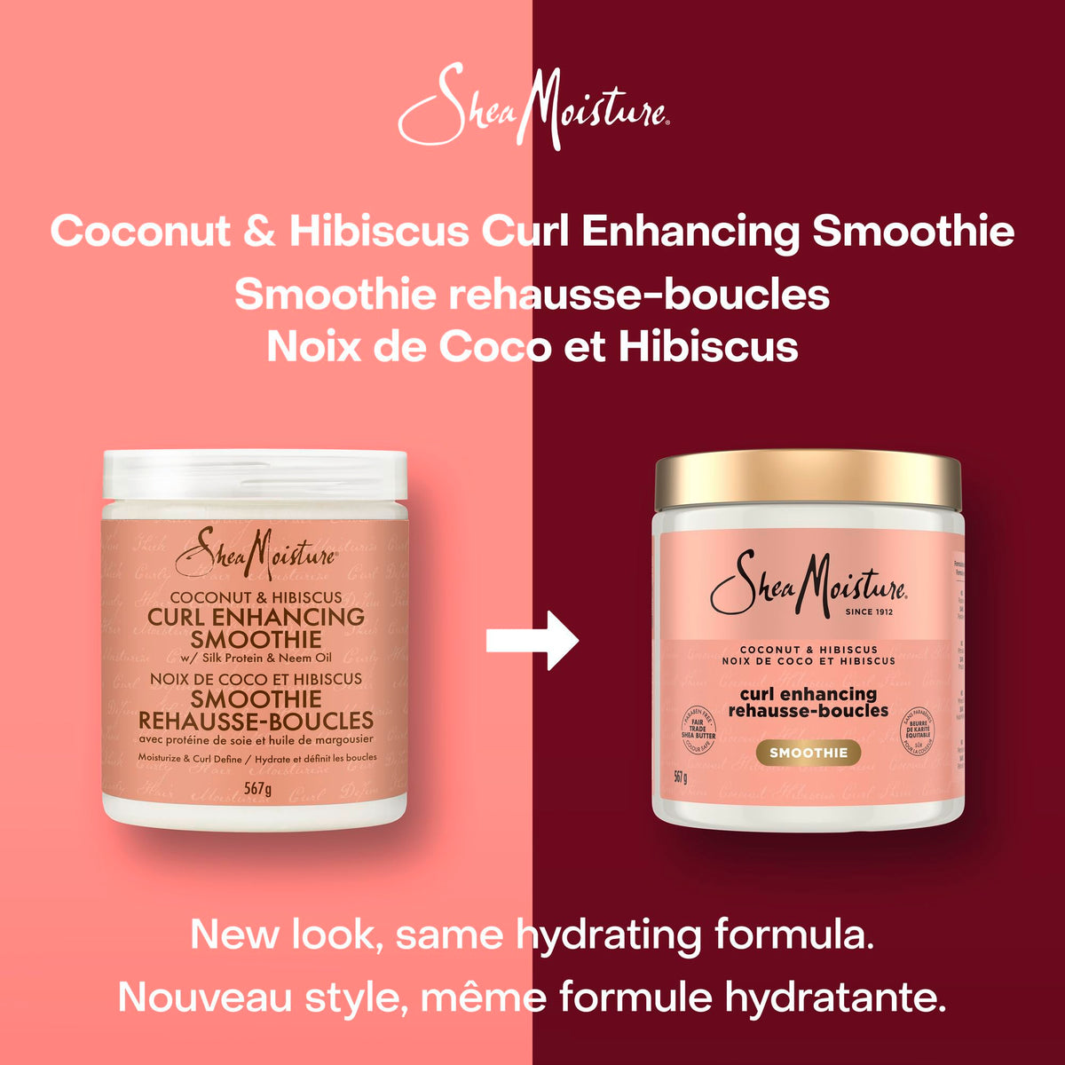 SheaMoisture Coconut & Hibiscus Curl-Enhancing Smoothie, 567g
