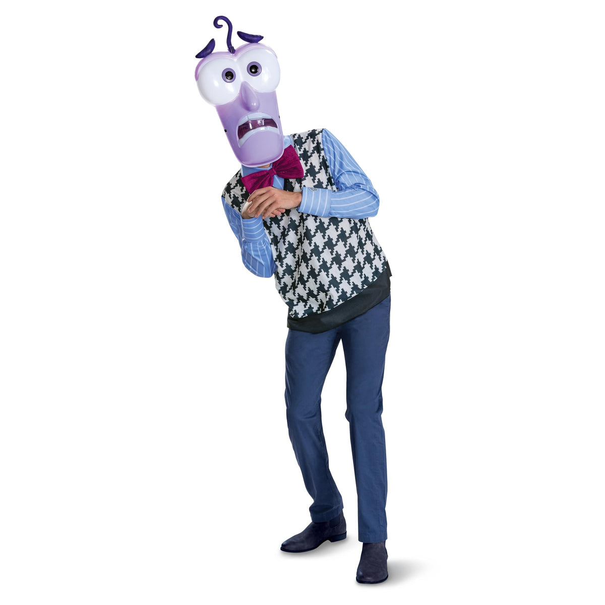 Disguise Inside Out Fear Costume Kit, Adult Size (38-40)