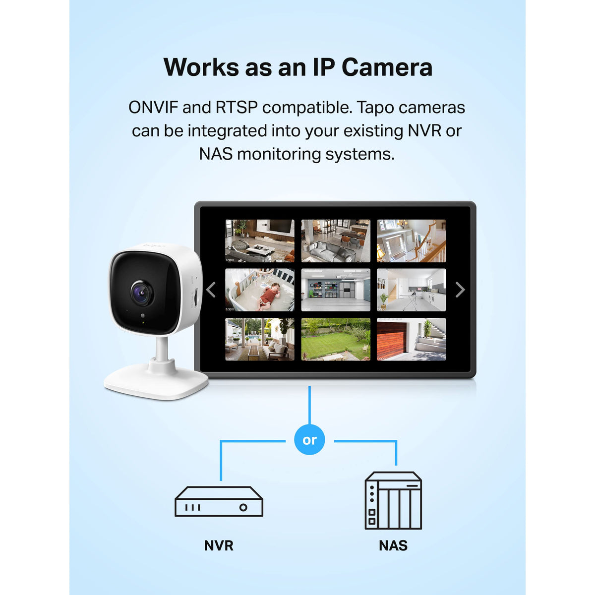 TP-Link Tapo C110 2K Indoor WiFi Security Camera