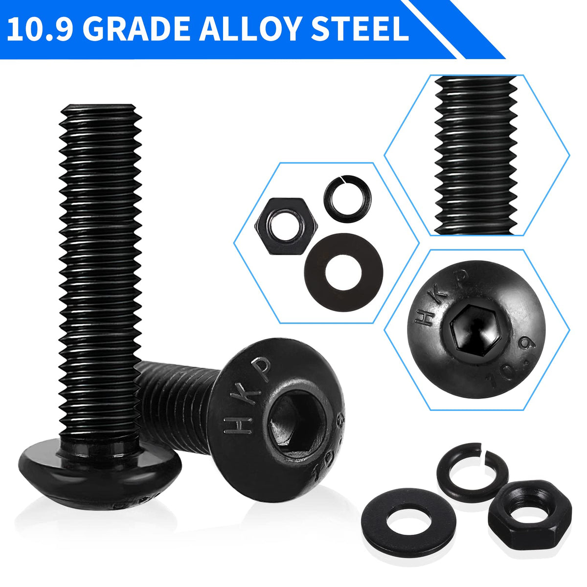 Metric Machine Screw Assortment Kit, M2-M5 (1705 Pieces)
