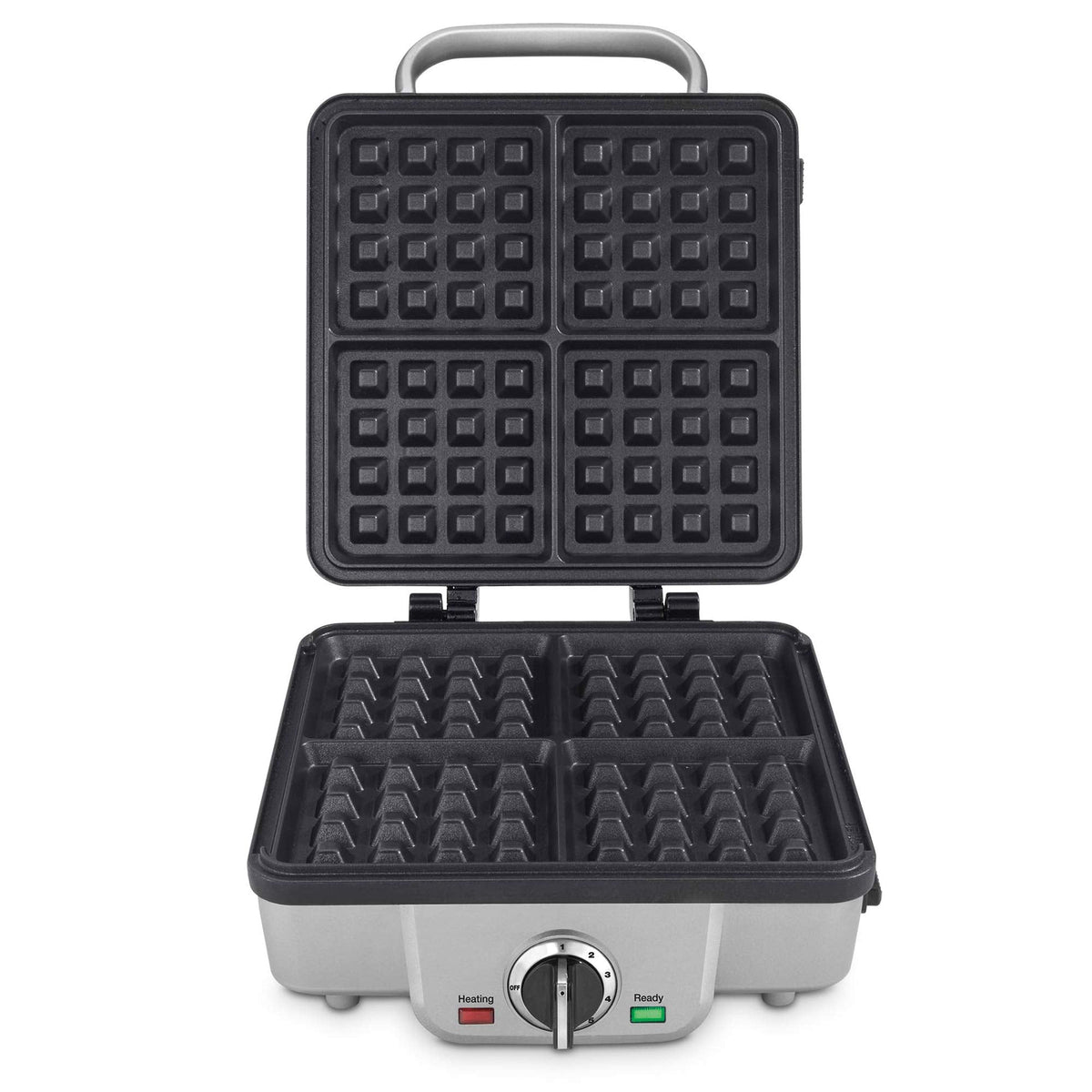 Cuisinart Belgian Waffle Maker with Pancake Plate, Silver, WAF-350C